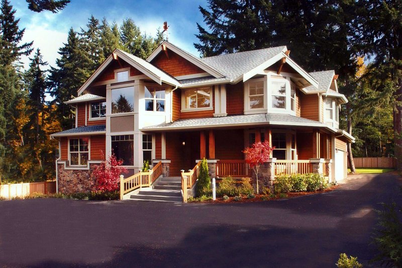 Dream House Plan - Craftsman Photo Plan #132-145
