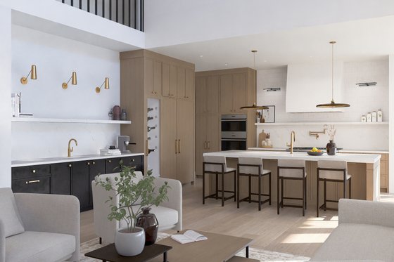 Interior - Kitchen for Farmhouse House Plan #1114-21 - 4 bed, 4.5 bath