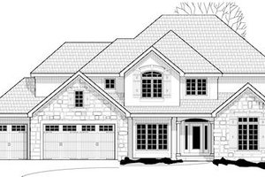 Traditional Exterior - Front Elevation Plan #67-881