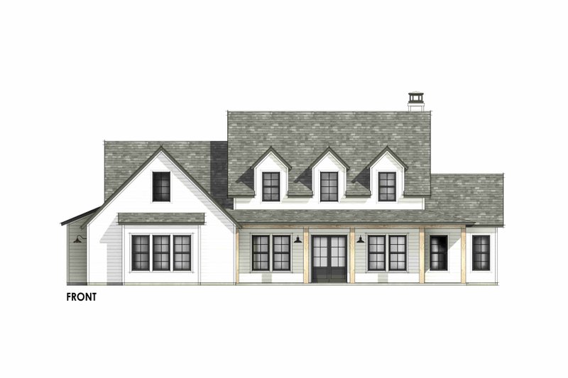Home Plan - Exterior - Front Elevation 6 for Farmhouse House Plan #1096-206 - 4 bed, 3.5 bath