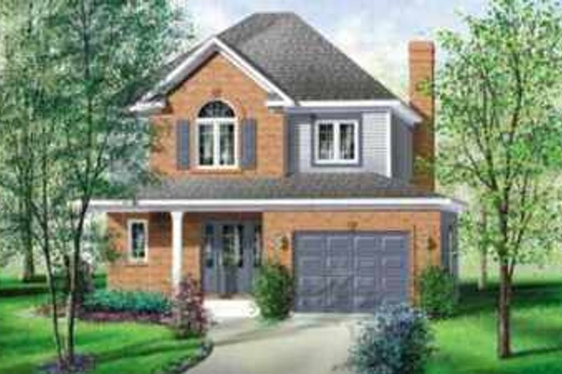 Dream House Plan - Traditional Exterior - Front Elevation Plan #25-277