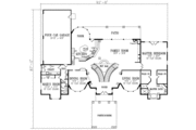 Mediterranean Style House Plan - 4 Beds 4.5 Baths 5100 Sq/Ft Plan #1-936 