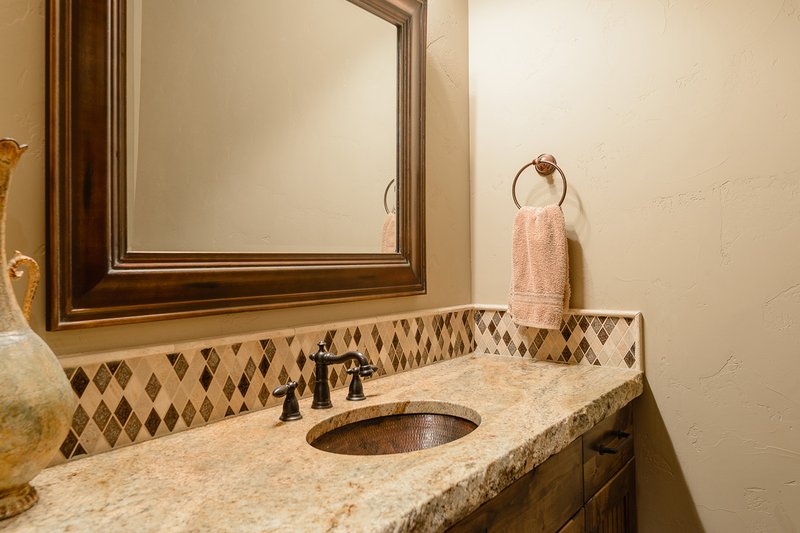 Architectural House Design - Powder Room