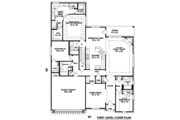 European Style House Plan - 3 Beds 3 Baths 3042 Sq/Ft Plan #81-1156 