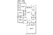 Traditional Style House Plan - 3 Beds 2 Baths 1767 Sq/Ft Plan #81-281 