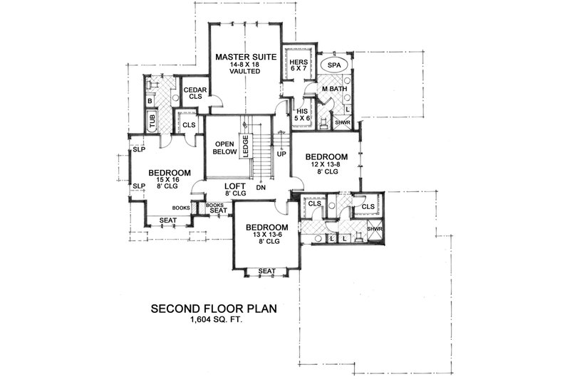 Country Style House Plan - 4 Beds 3.5 Baths 3621 Sq/Ft Plan #51-561 ...