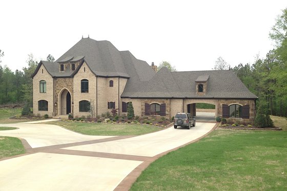 Exterior - Front Elevation 9 for European House Plan #17-2506 - 3 bed, 4.5 bath