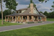 Country Style House Plan - 2 Beds 2 Baths 1805 Sq/Ft Plan #923-341 