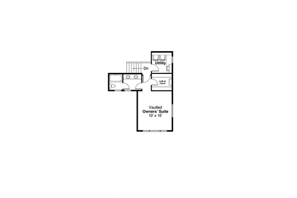 House Design - Modern Floor Plan - Upper Floor Plan #124-1286