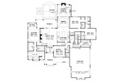 Craftsman Style House Plan - 4 Beds 3 Baths 2863 Sq/Ft Plan #929-7 