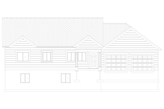 Exterior - Front Elevation 6 for Craftsman House Plan #1060-461 - 3 bed, 3 bath