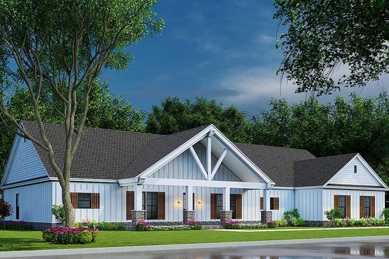 Exterior - Other Elevation 7 for Traditional House Plan #923-212 - 4 bed, 4 bath