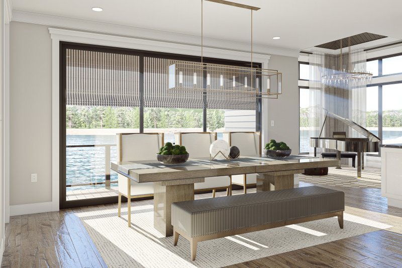 Architectural House Design - Interior - Dining Room for Cottage House Plan #455-811 - 1 bed, 1.5 bath