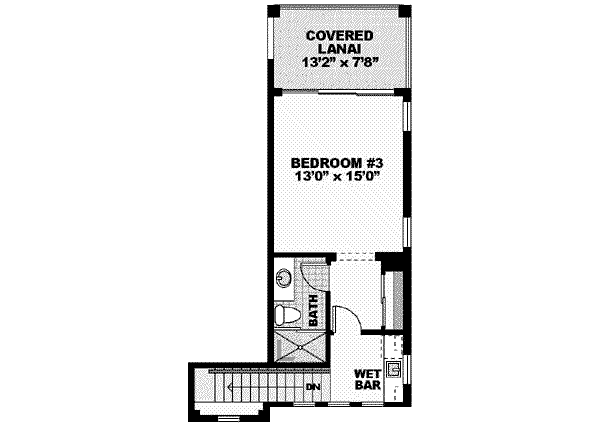 European Floor Plan - Upper Floor Plan #27-297