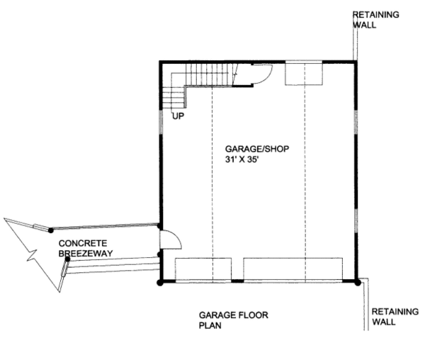 Architectural House Design - Traditional Floor Plan - Main Floor Plan #117-751