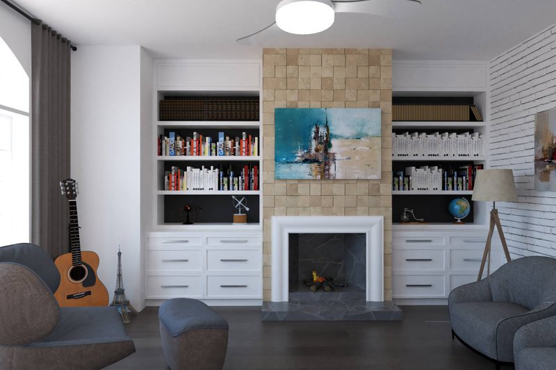 Home Plan - Interior - Other for European House Plan #54-425 - 4 bed, 4.5 bath