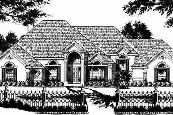 Exterior - Other Elevation for Traditional House Plan #40-197 - 4 bed, 2.5 bath