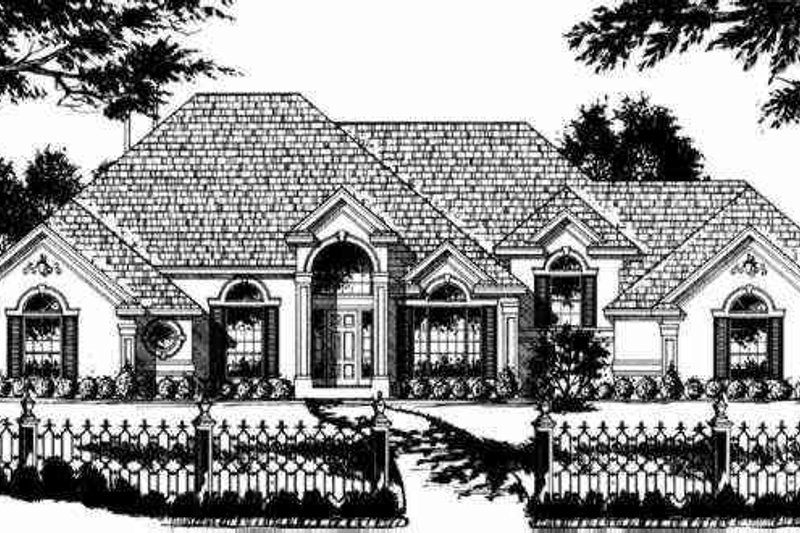 Dream House Plan - Exterior - Other Elevation for Traditional House Plan #40-197 - 4 bed, 2.5 bath