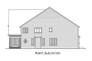 Exterior - Other Elevation for European House Plan #132-157 - 4 bed, 3.5 bath