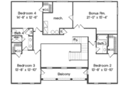 Mediterranean Style House Plan - 4 Beds 4 Baths 4659 Sq/Ft Plan #135-110 