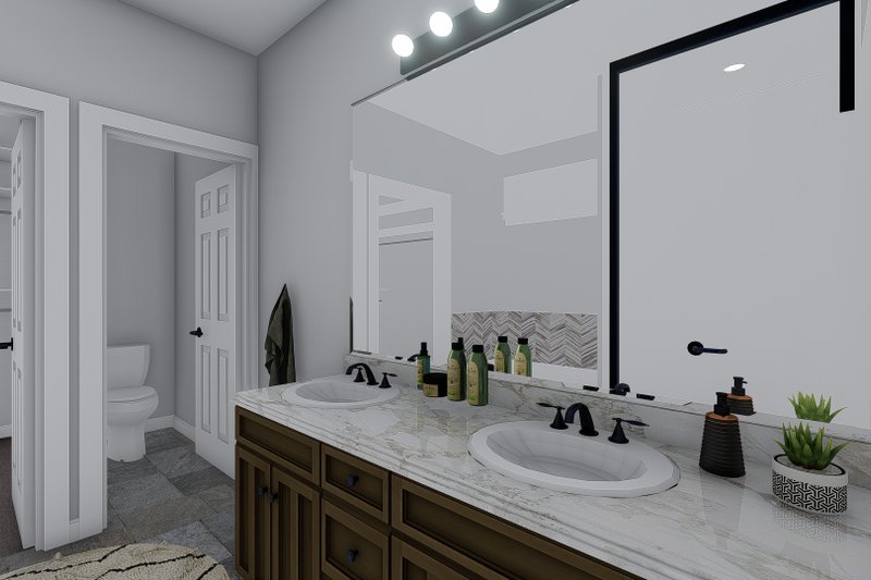 House Plan Design - Interior - Master Bathroom for Craftsman House Plan #1060-52 - 4 bed, 2.5 bath