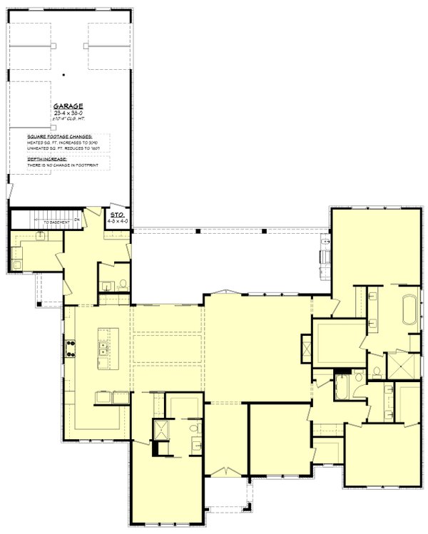 Farmhouse Floor Plan - Other Floor Plan #430-334