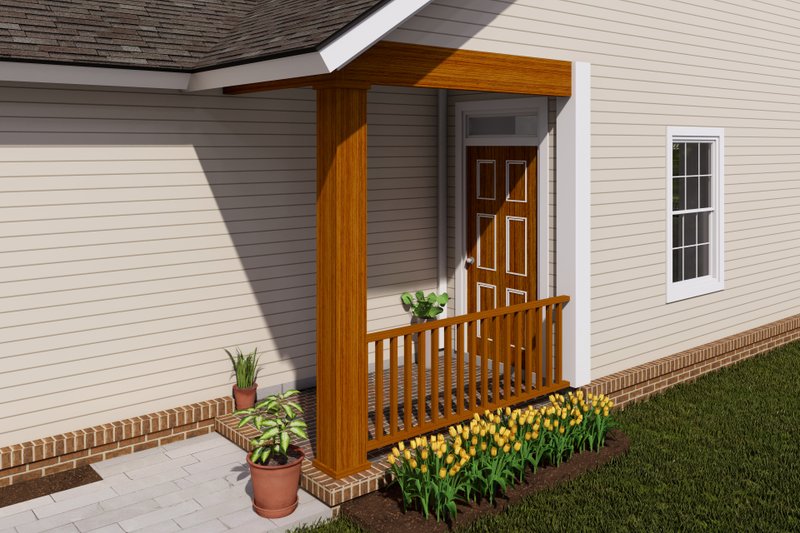 Home Plan - Exterior - Other Elevation 3 for Traditional House Plan #513-10 - 3 bed, 2 bath