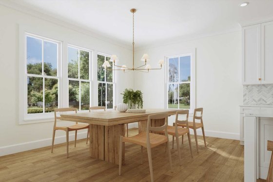 Interior - Dining Room for Farmhouse House Plan #461-103 - 5 bed, 4 bath