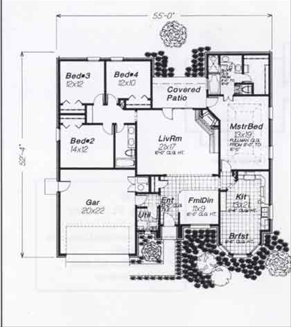 Traditional Floor Plan - Main Floor Plan #310-922
