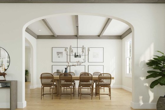 Interior - Dining Room for Traditional House Plan #461-95 - 4 bed, 4 bath