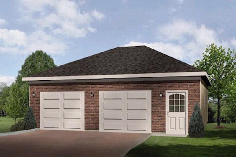Architectural House Design - Traditional Exterior - Front Elevation Plan #22-556