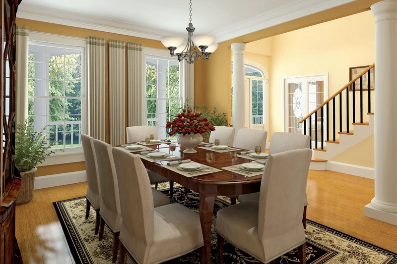 House Plan Design - Interior - Dining Room for Country House Plan #929-18 - 4 bed, 3.5 bath