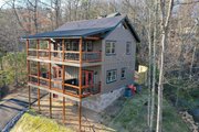 Cabin Style House Plan - 2 Beds 2.5 Baths 1600 Sq/Ft Plan #123-119 