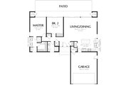 Contemporary Style House Plan - 2 Beds 2 Baths 1268 Sq/Ft Plan #48-667 