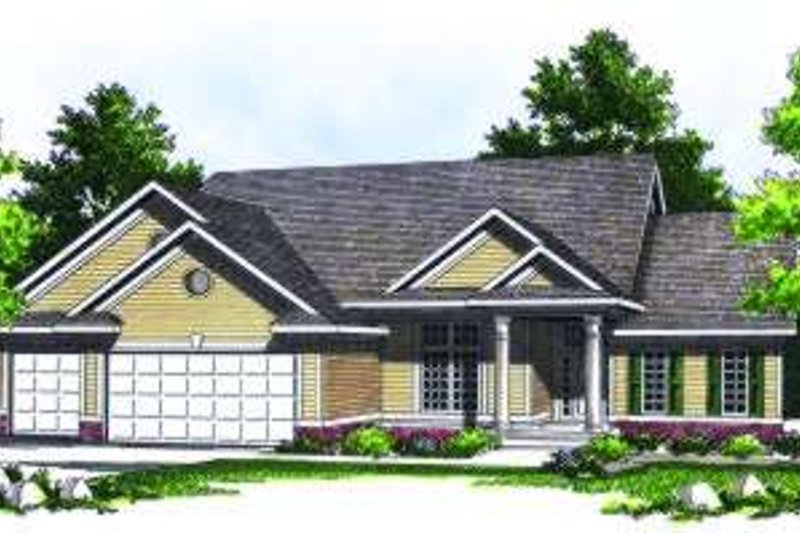 Home Plan - Traditional Exterior - Front Elevation Plan #70-785