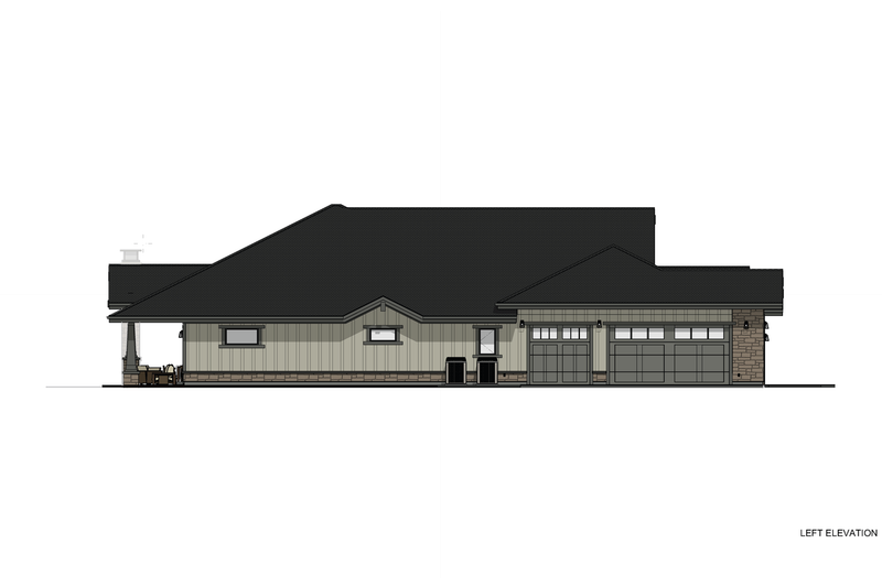 Architectural House Design - Exterior - Other Elevation for Ranch House Plan #1069-47 - 3 bed, 3.5 bath