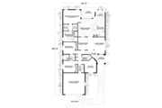 Mediterranean Style House Plan - 3 Beds 3 Baths 2124 Sq/Ft Plan #420-264 