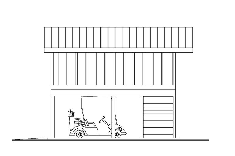 Dream House Plan - Exterior - Other Elevation 1 for Farmhouse House Plan #124-1468, 0 bath