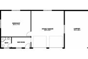 Ranch Style House Plan - 0 Beds 1 Baths 550 Sq/Ft Plan #126-204 
