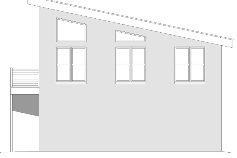 House Blueprint - Exterior - Other Elevation 1 for Contemporary House Plan #932-364 - 2 bed, 2 bath