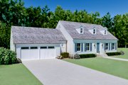 Colonial Style House Plan - 3 Beds 3.5 Baths 2013 Sq/Ft Plan #489-8 