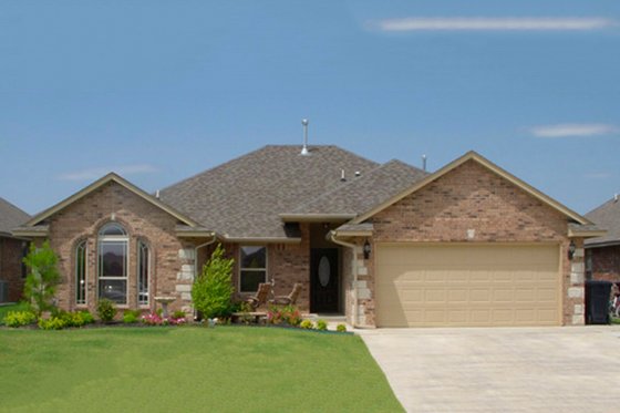 Exterior - Front Elevation for Traditional House Plan #65-291 - 4 bed, 2 bath