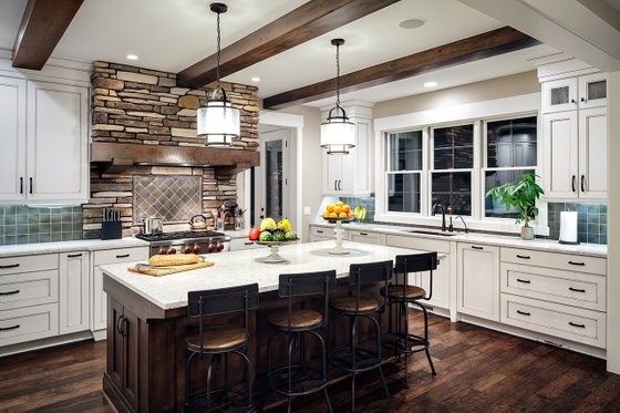 Interior - Kitchen for Craftsman House Plan #928-260 - 4 bed, 3.5 bath