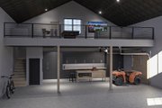 Barndominium Style House Plan - 3 Beds 2.5 Baths 2436 Sq/Ft Plan #455-384 