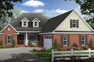 Traditional Exterior - Front Elevation Plan #21-306