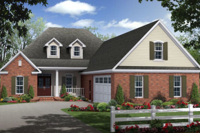 Dream House Plan - Traditional Exterior - Front Elevation Plan #21-306