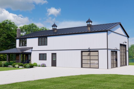 Exterior - Other Elevation for Barndominium House Plan #1064-220 - 3 bed, 2.5 bath