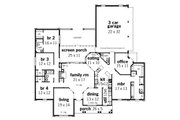 Traditional Style House Plan - 4 Beds 3.5 Baths 2682 Sq/Ft Plan #45-152 