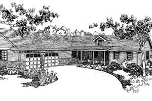 Traditional Exterior - Front Elevation Plan #60-153