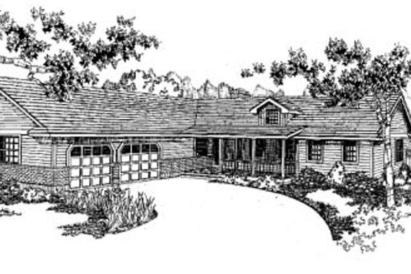 Dream House Plan - Traditional Exterior - Front Elevation Plan #60-153